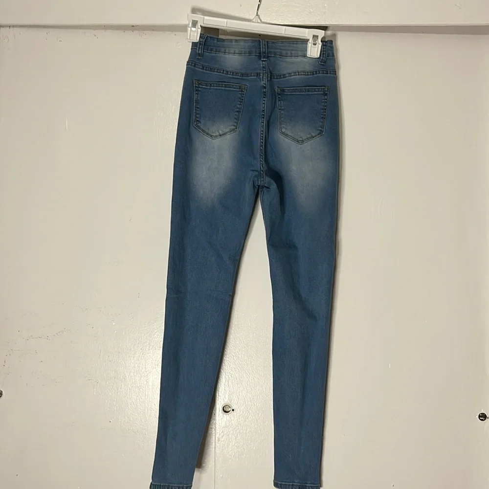 shein distressed Jean size 2 nwot - Picture 2 of 3